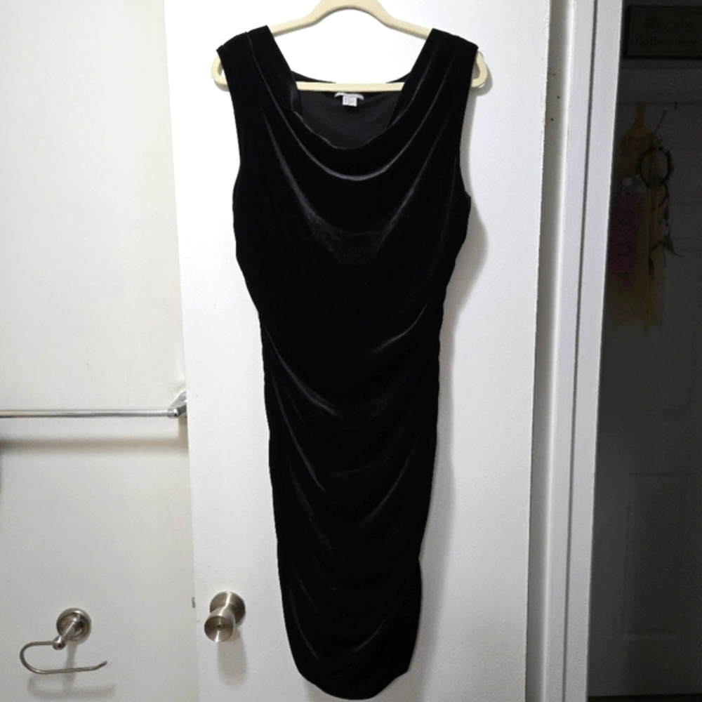 Black Velour Dress